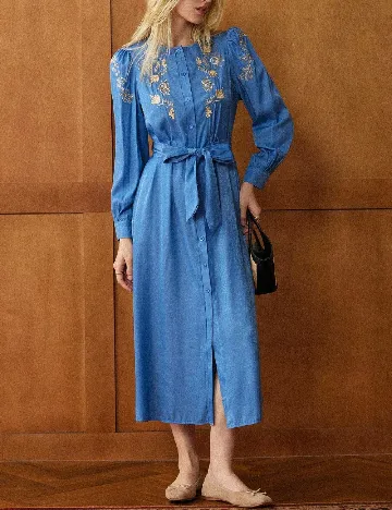 Rochie medie SHEIN, albastru