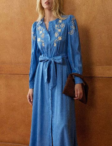 Rochie medie SHEIN, albastru