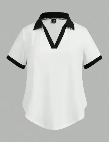 Tricou SHEIN CURVE, alb