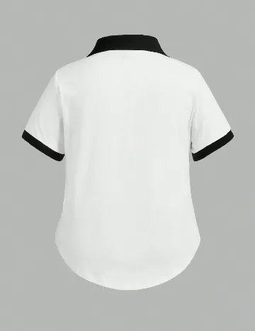 Tricou SHEIN CURVE, alb