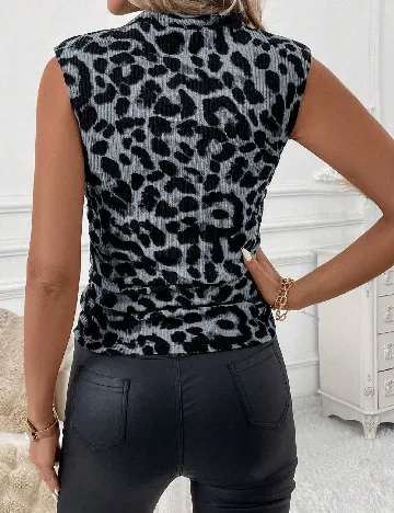 Bluza SHEIN, negru/gri