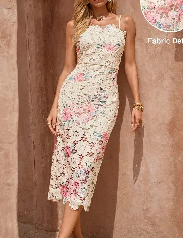 Rochie medie SHEIN, crem