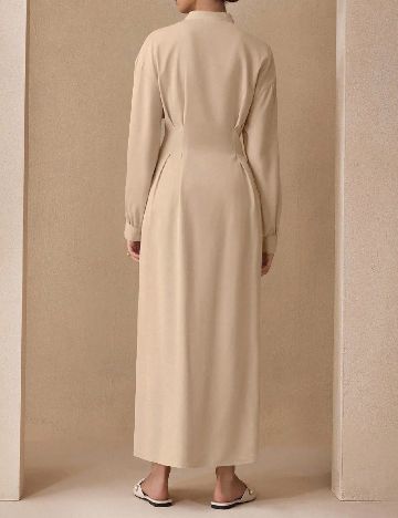 Rochie lunga SHEIN, crem