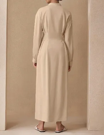 Rochie lunga SHEIN, crem