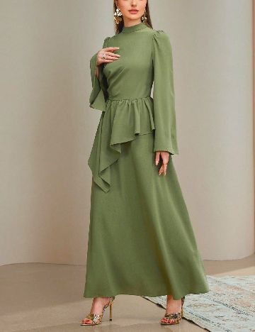 Rochie lunga SHEIN, verde