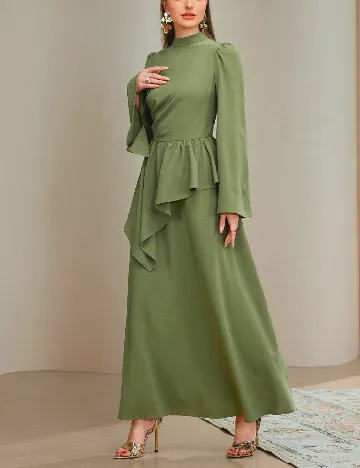 Rochie lunga SHEIN, verde