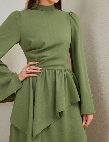 Rochie lunga SHEIN, verde