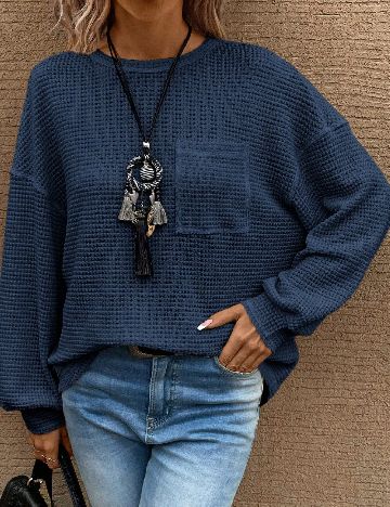 Bluza SHEIN, albastru