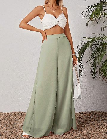 Pantaloni SHEIN, verde