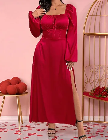 Rochie lunga SHEIN CURVE, rosu