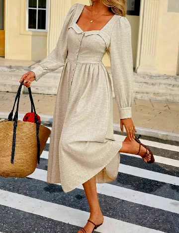 Rochie medie SHEIN, bej