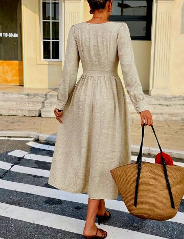 Rochie medie SHEIN, bej