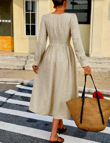 Rochie medie SHEIN, bej