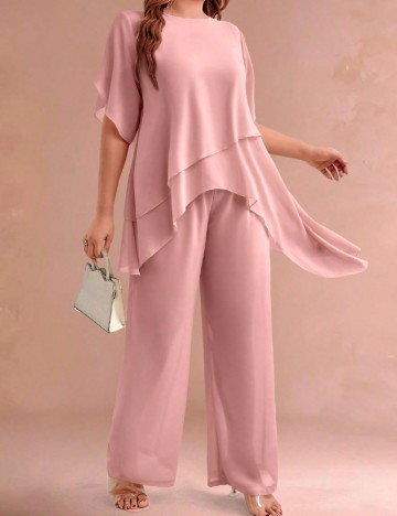 Compleu SHEIN CURVE, roz