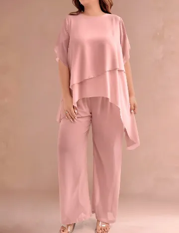 Compleu SHEIN CURVE, roz