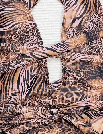 Costum de baie SHEIN, animal print