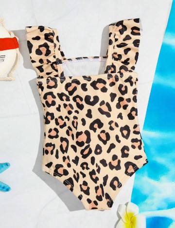 Costum de baie Shein Kids, animal print