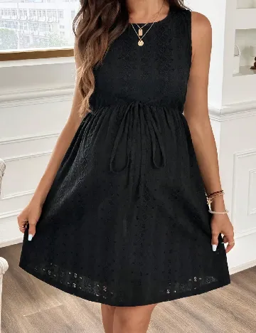 Rochie scurta SHEIN Maternity, negru