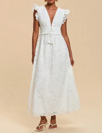 Rochie lunga SHEIN, alb