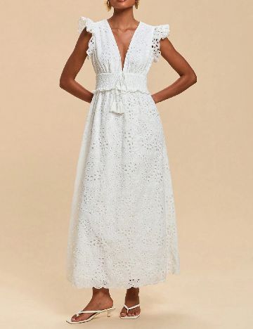 Rochie lunga SHEIN, alb