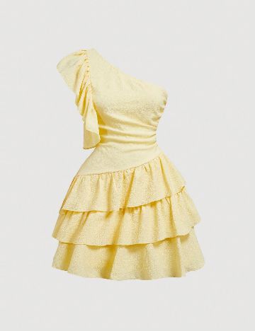 Rochie scurta SHEIN, galben