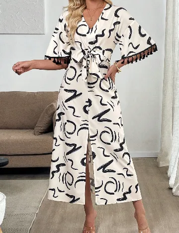 Rochie lunga SHEIN, ecru