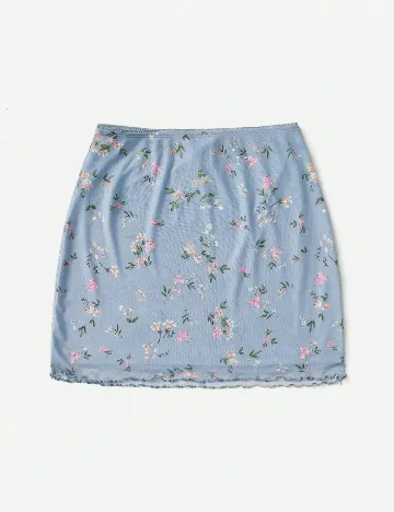 Fusta SHEIN, albastru