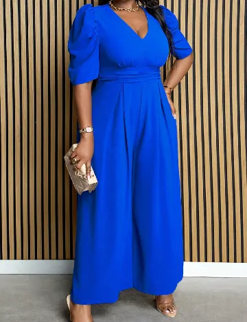 Salopeta SHEIN CURVE, albastru