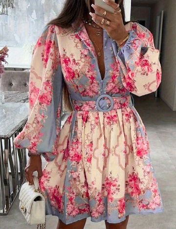 Rochie scurta SHEIN, mix culori