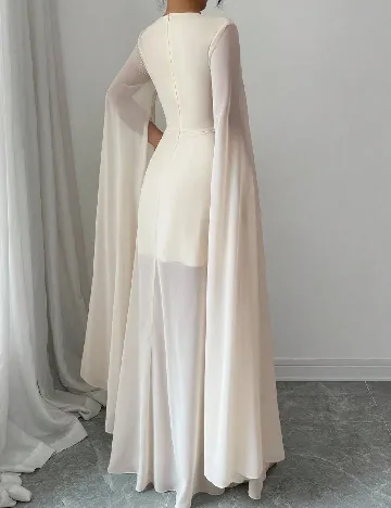 Rochie lunga SHEIN, crem