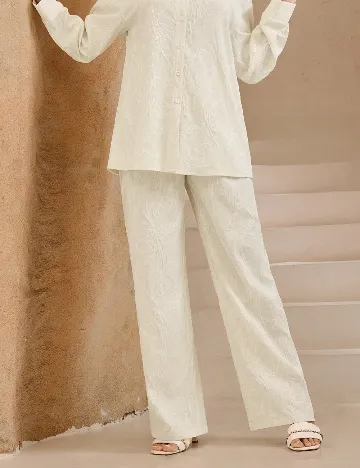 Pantaloni SHEIN, crem