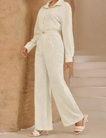 Pantaloni SHEIN, crem