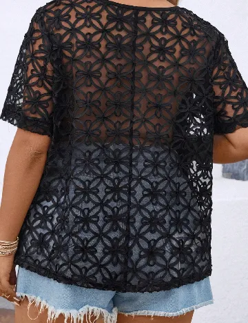 Bluza SHEIN CURVE, negru