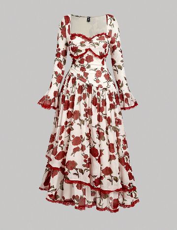 Rochie lunga SHEIN CURVE, floral