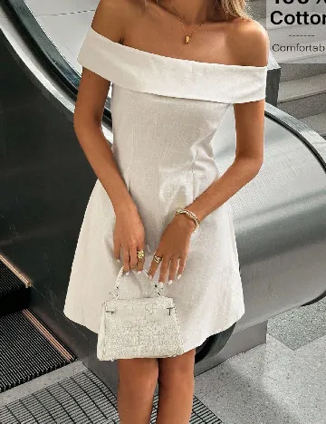 Rochie scurta SHEIN, bej