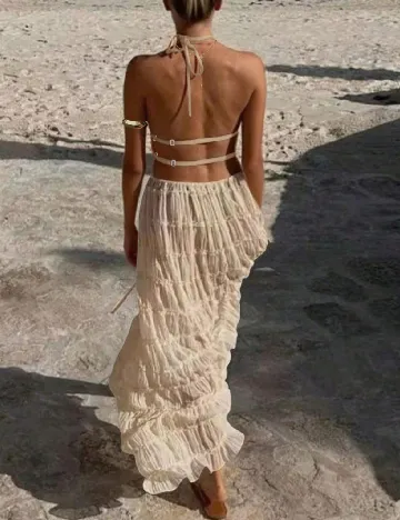 Compleu De Plaja SHEIN, ecru