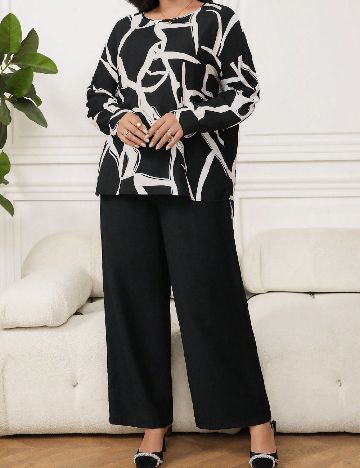 Compleu SHEIN CURVE, negru