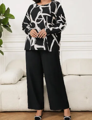 Compleu SHEIN CURVE, negru