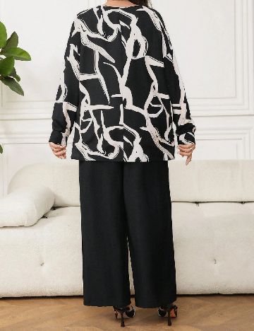 Compleu SHEIN CURVE, negru