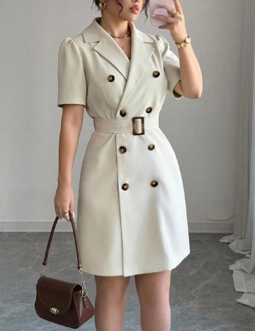 Rochie scurta SHEIN CURVE, bej