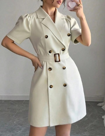 Rochie scurta SHEIN CURVE, bej