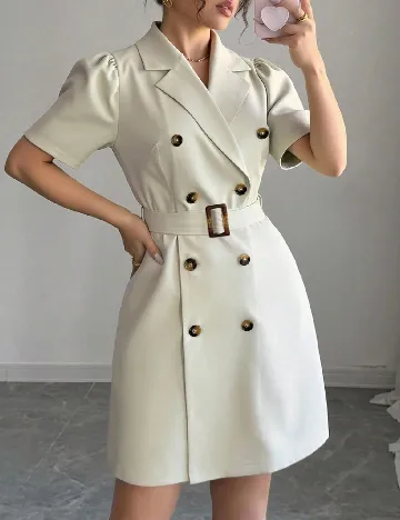 Rochie scurta SHEIN CURVE, bej