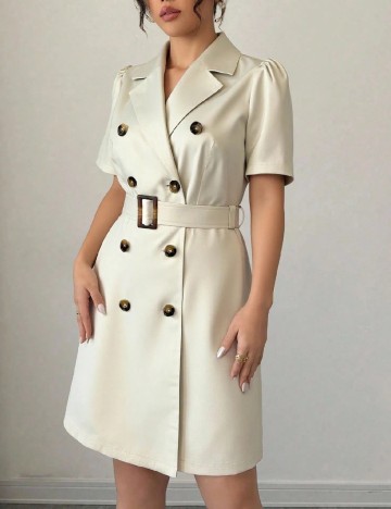 Rochie scurta SHEIN CURVE, bej