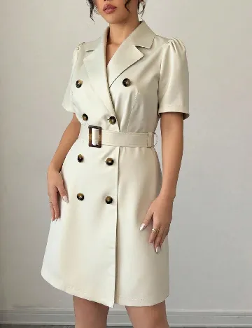 Rochie scurta SHEIN CURVE, bej