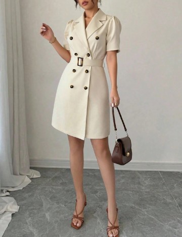 Rochie scurta SHEIN CURVE, bej