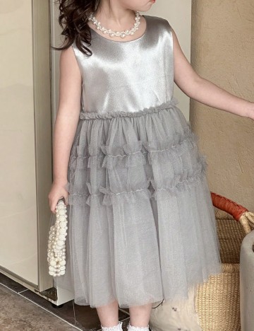 Rochie Shein Kids, gri