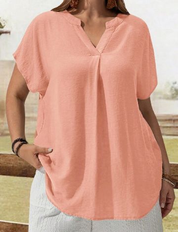 Bluza Emery Rose Curve, piersica