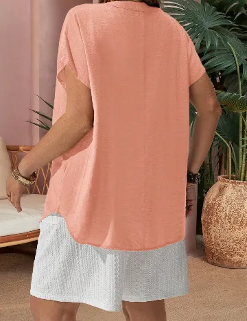 Bluza Emery Rose Curve, piersica