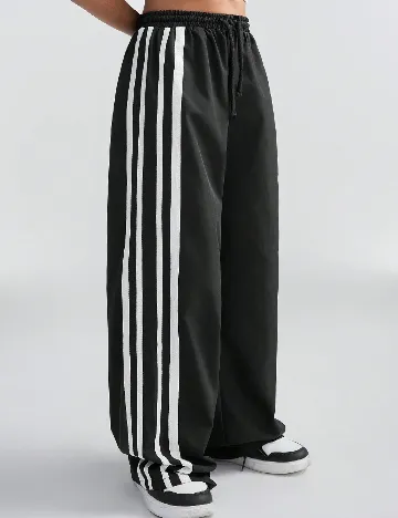 Pantaloni Shein Kids, negru