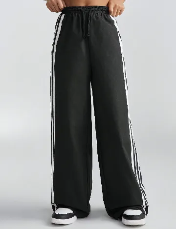 Pantaloni Shein Kids, negru